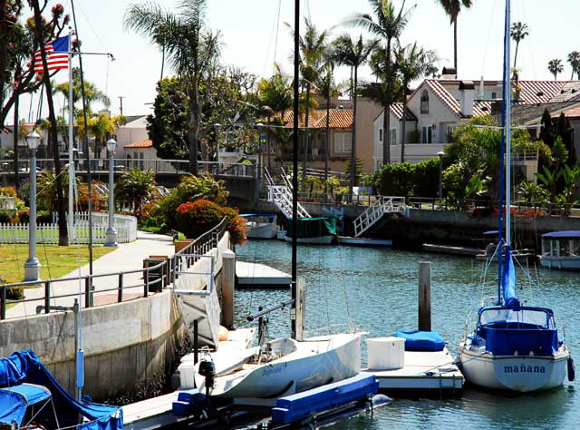 Naples Island, Alamitos Bay, Long Beach – not Italy, but there are canals