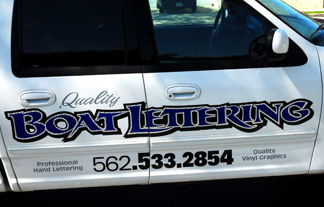 Quality Boat Lettering