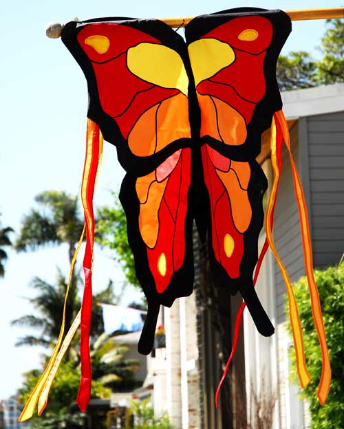 Butterfly Banner - Naples Island, Alamitos Bay, Long Beach