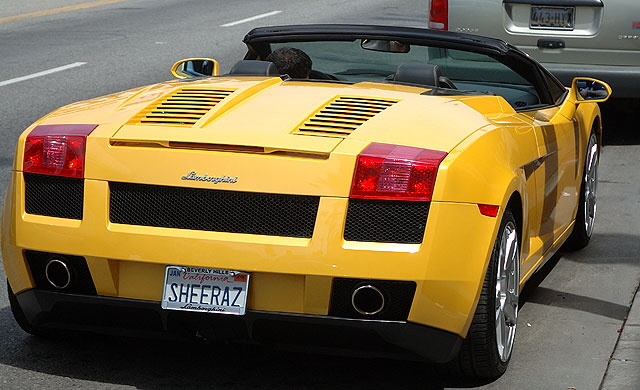 Lamborghini on Hollywood Boulevard  