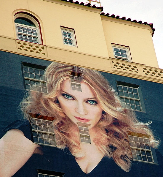 New on the wall of the Roosevelt Hotel  on Hollywood Boulevard - the starlet - 