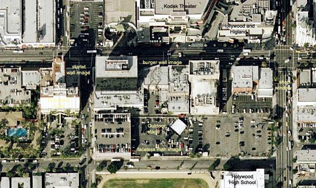 Image reference map - Hollywood