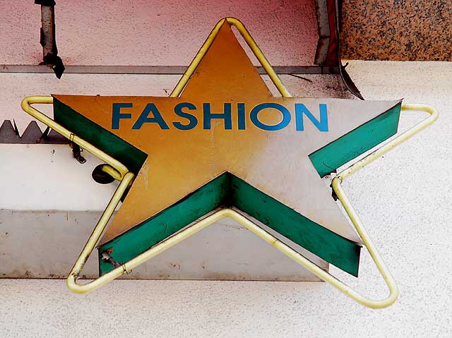 Neon Star - "Fashion" - Hollywood Boulevard