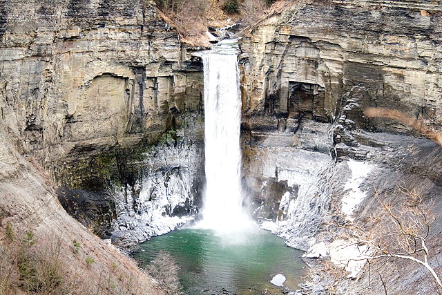 Taughannock Falls - northwest of Ithaca, New York, near Trumansburg