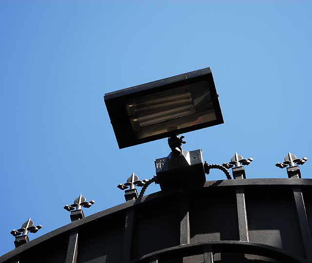 Iron Fence and Lamp - Cosmo Street, Hollywood