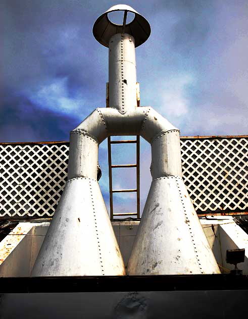 Exhaust vents, Redondo Beach Pier