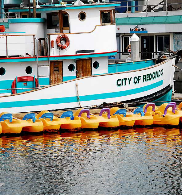 The boat slips at the Redondo Beach Pier - City of Redondo