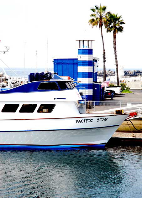 The boat slips at the Redondo Beach Pier - Pacific Star
