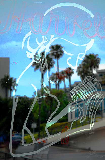 Singer - Bar Window, Redondo Beach Pier 