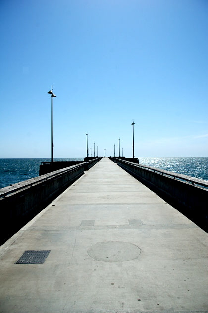 Venice Beach on a quiet Thursday afternoon