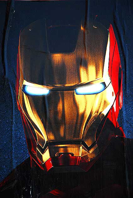 Detail of poster for the film, Ironman