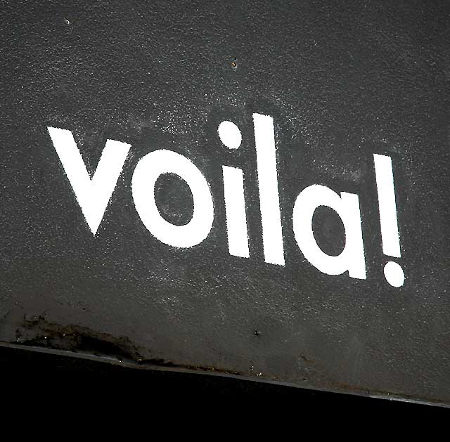 "Voila!" - store on North La Brea Avenue