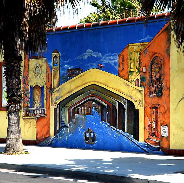 Venice Revisited, 2002, by Garyk Lee - 600 Mildred Avenue at Ocean, Venice, California