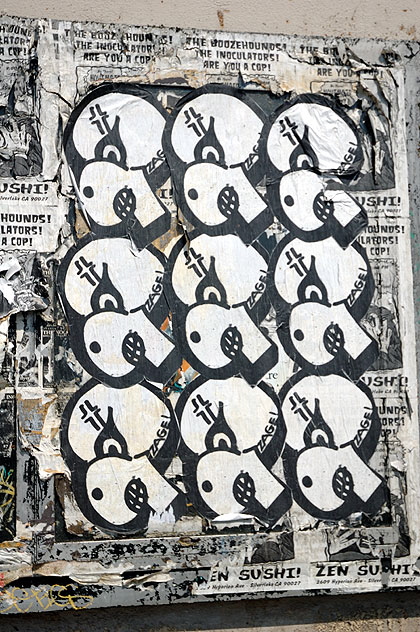 Poster/Stickers - La Brea at Melrose, Los Angeles 