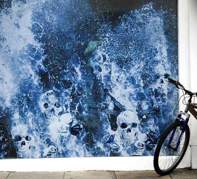 Skull-Wave and Bicycle