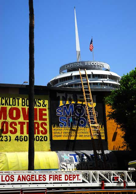 After the fire at Hollywood and Vine, Thursday, May 1, 2008