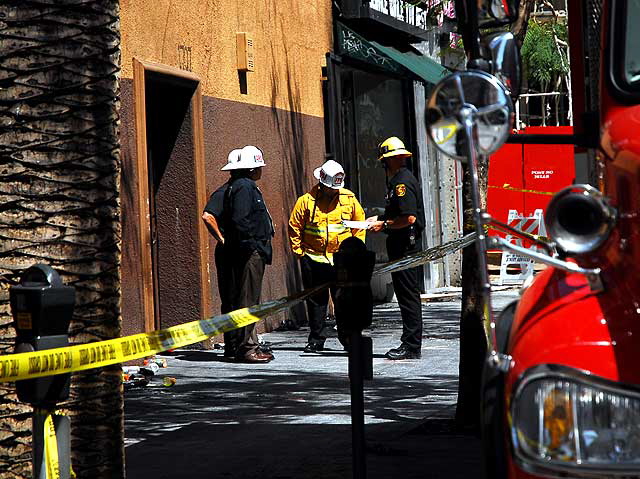 After the fire at Hollywood and Vine, Thursday, May 1, 2008