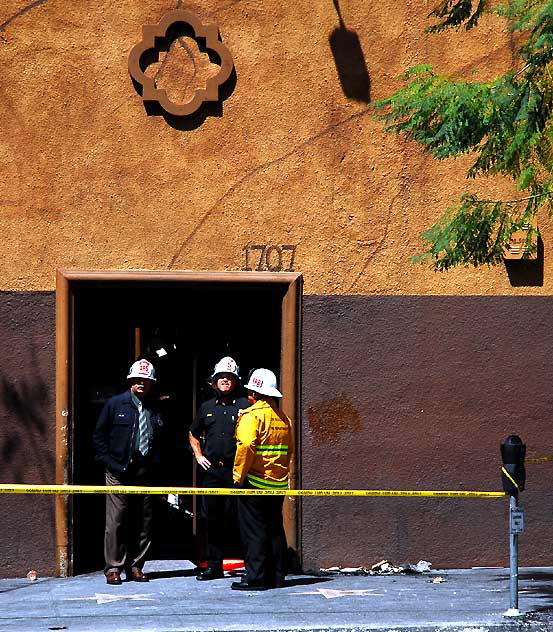 After the fire at Hollywood and Vine, Thursday, May 1, 2008