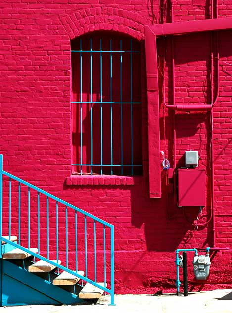 Pink and Turquoise - Santa Monica Boulevard (Historic Route 66) and La Jolla, West Hollywood