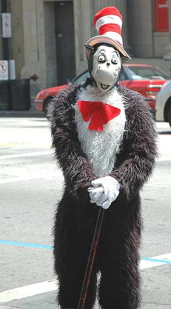 "Cat in the Hat" character, Hollywood Boulevard