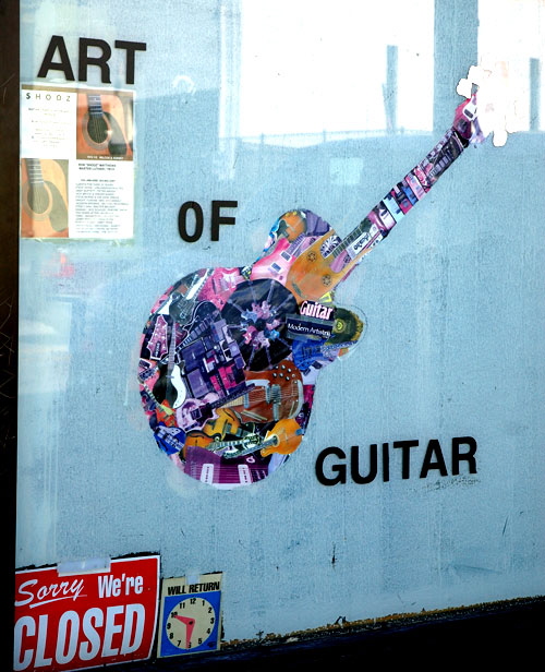 Guitar shop, Wilcox, Hollywood