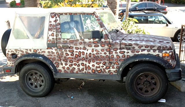 Suzuki jeep thing, parked on Santa Monica Boulevard