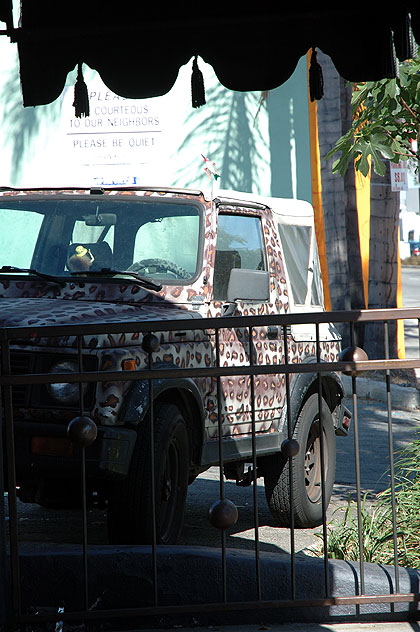 Suzuki jeep thing, parked on Santa Monica Boulevard