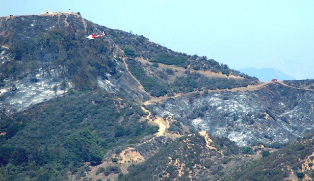 Griffith Park fire, the day after, 9 May 2007 