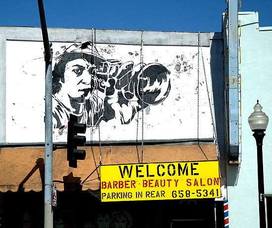 Cameraman graphic - Fairfax Avenue, Los Angeles