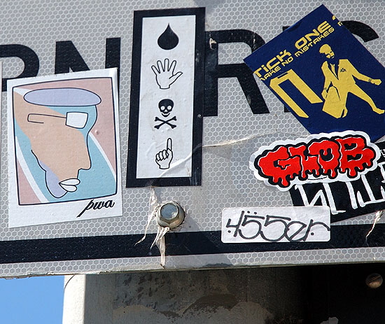 Stickers - Fairfax Avenue, Los Angeles