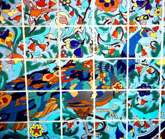 The Adamson House, Pacific Coast Highway at Malibu Lagoon State Beach - Stiles Oliver Clements, 1929  Tile Fountain