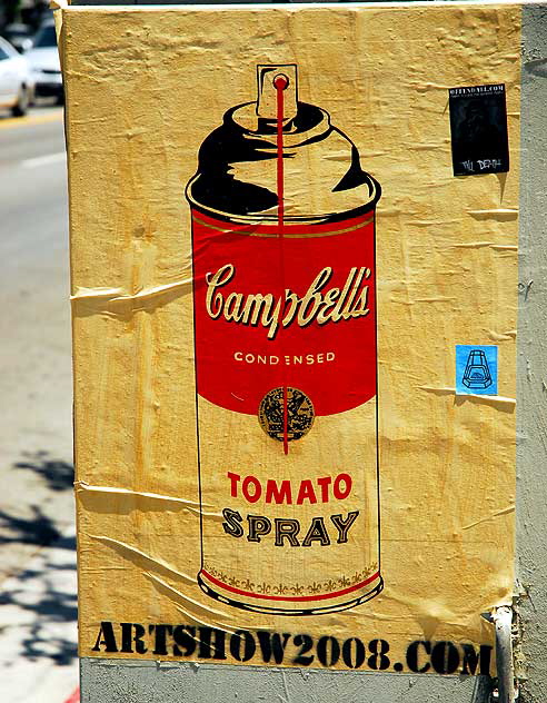 Homage to Andy Warhol - poster, Melrose Avenue 