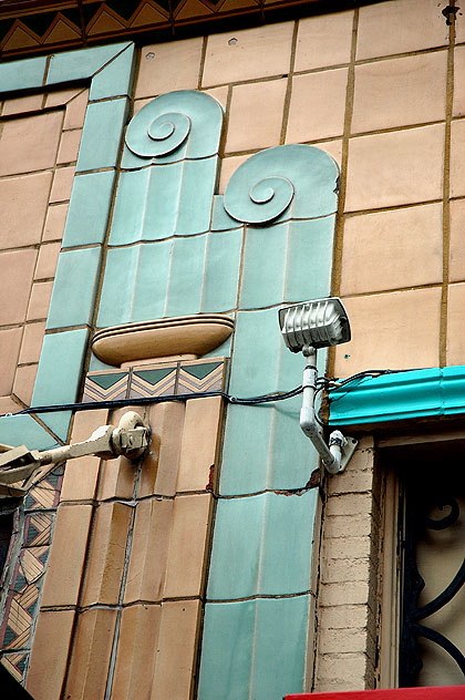 Old Art Deco wall, Hollywood Boulevard