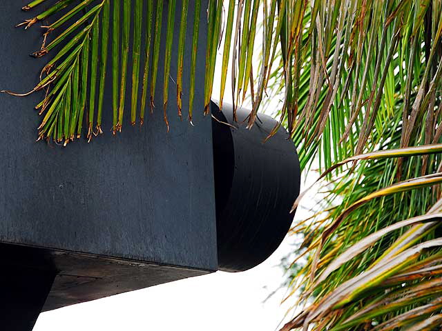 Black Movie Camera Sculpture, Santa Monica Boulevard at Fuller