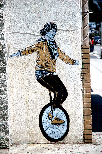 On Melrose Avenue - The Unicycle 