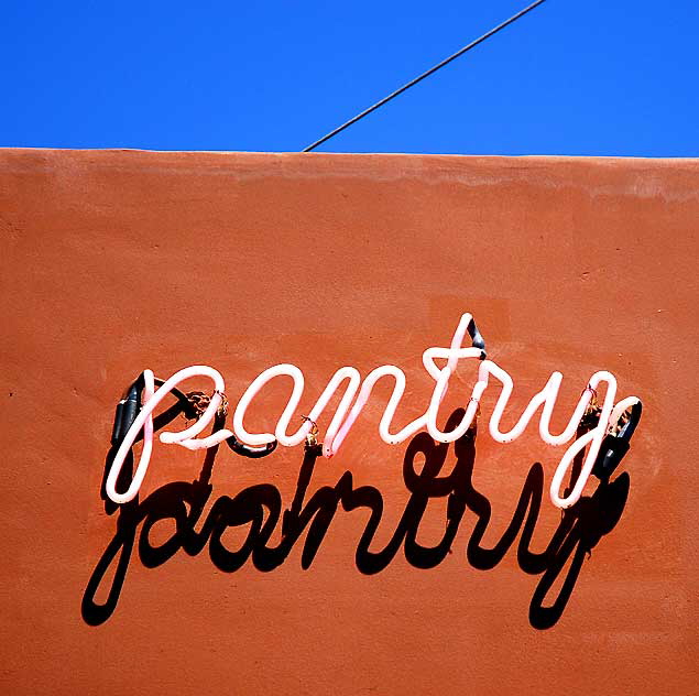 Pantry on La Cienega - neon sign