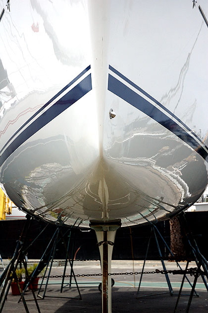 Yacht hull - Marina del Rey