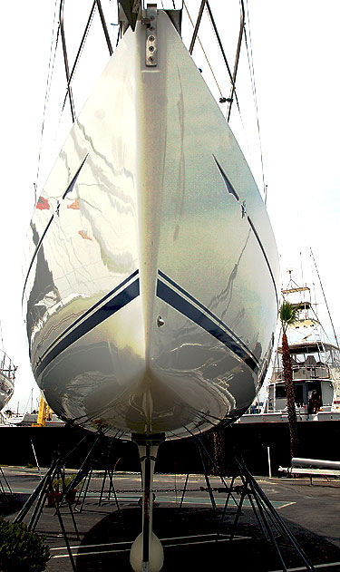 Yacht hull - Marina del Rey