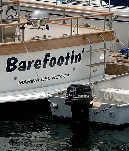 Boat names, Marina del Rey 