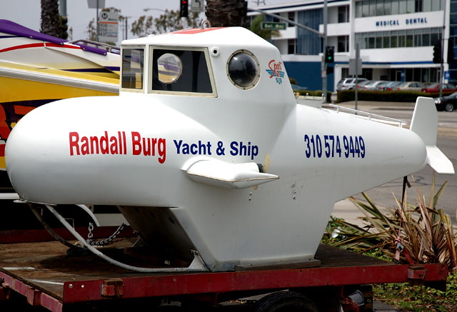 Mini-sub - Randall Burg at Pier 44, Marina del Rey 