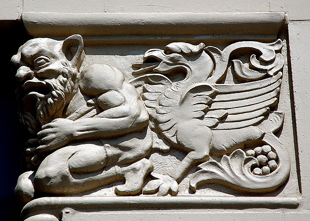 The Equitable Building, Hollywood - 1929, by Alexander Curlett - decorative detail