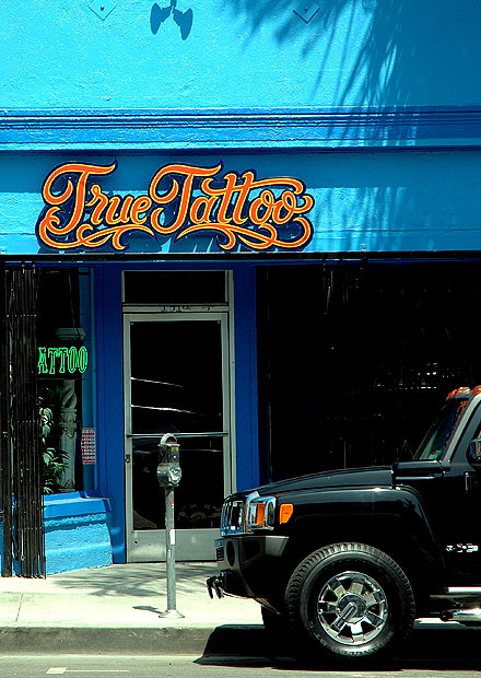 True Tattoo, 1614 North Cahuenga Boulevard, in the center of Hollywood