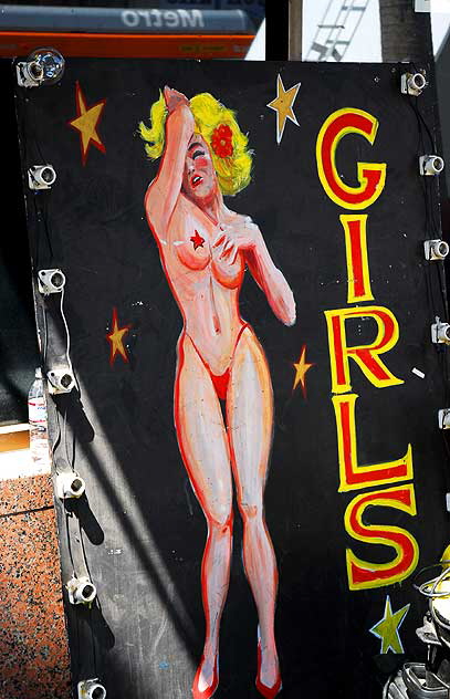 Prop for Pussycat Dolls music video shoot, Tuesday, June 3, 2008 - Hollywood and Vine