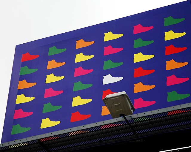 Shoe Billboard on La Brea, West Los Angeles