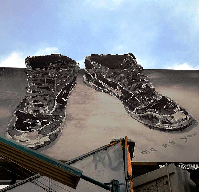 Shoe Billboard on La Brea, West Los Angeles