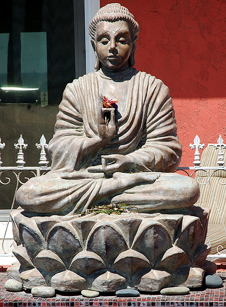 Stone Buddha, Oceanfront Walk, Venice Beach