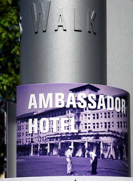 Ambassador Hotel site on Wilshire Boulevard, Thursday, June 5, 2008