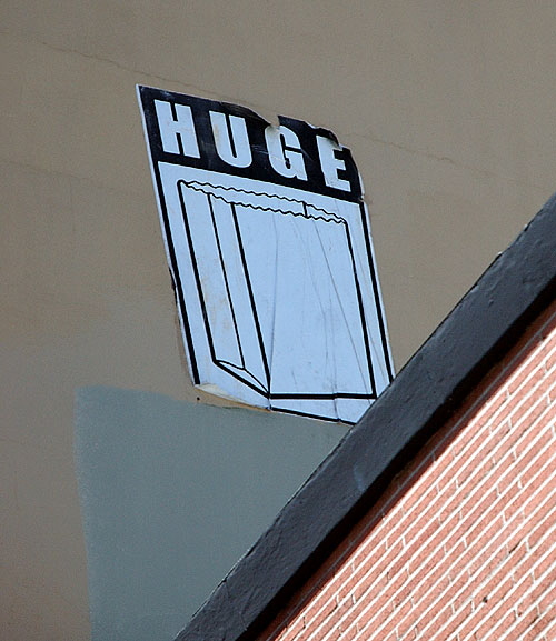 "huge" sticker