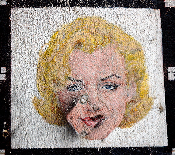 Marilyn Monroe graphic, Hollywood Boulevard