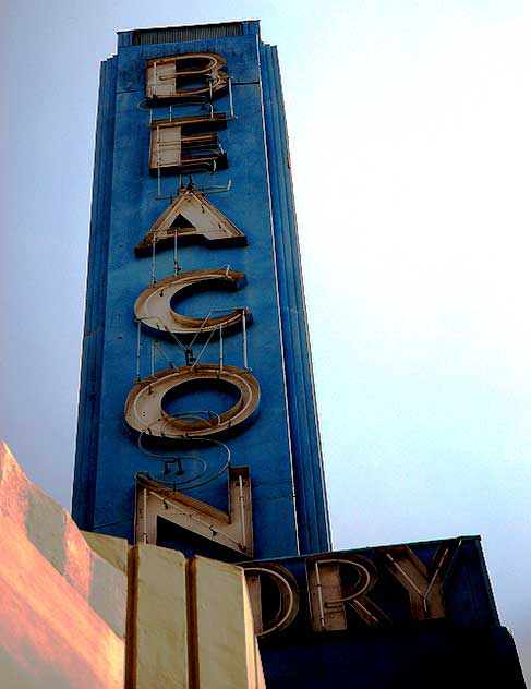 Beacon Laundry, Zigzag Moderne from 1932, at 8695 Washington Boulevard, Culver City